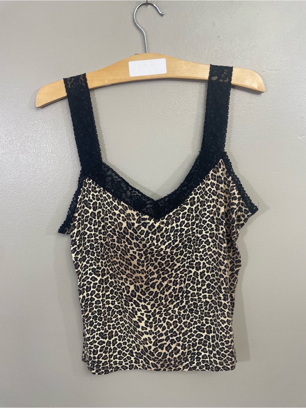 Harold’s women’s size Large leopard print tank animal tank